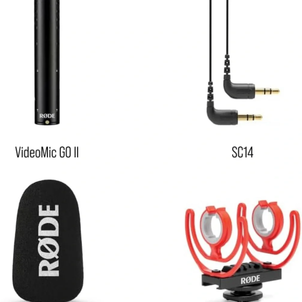 Rode VideoMic GO II Camera-Mount Lightweight Directional Microphone
